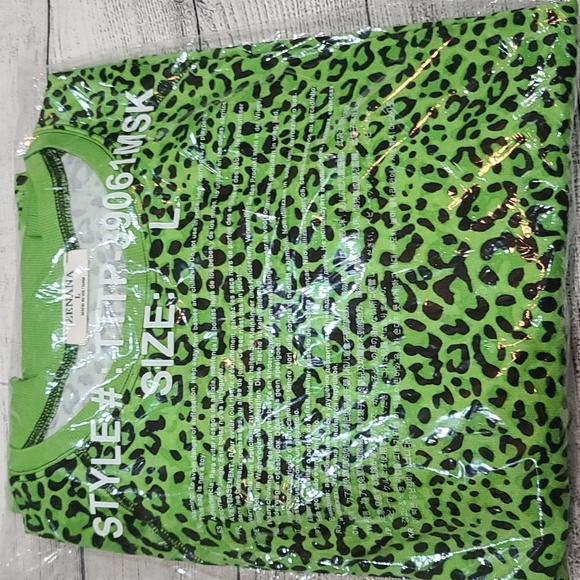 French Teeey Green Leopard Jogger Set - Picture 3 of 7